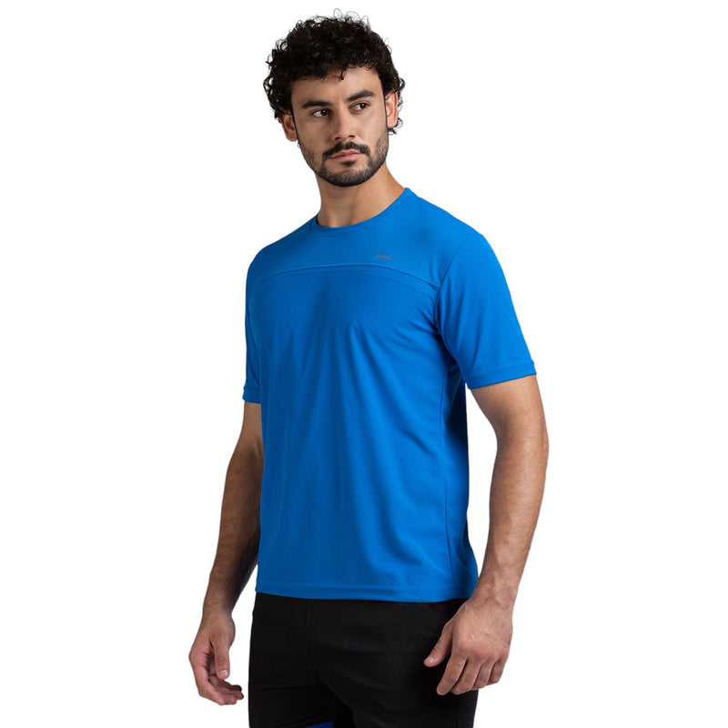 Half Sleeve T-Shirt for Men in Ele. Blue - Perfect for Fitness and Workout[ECO1400HXC-Ele. Blue]