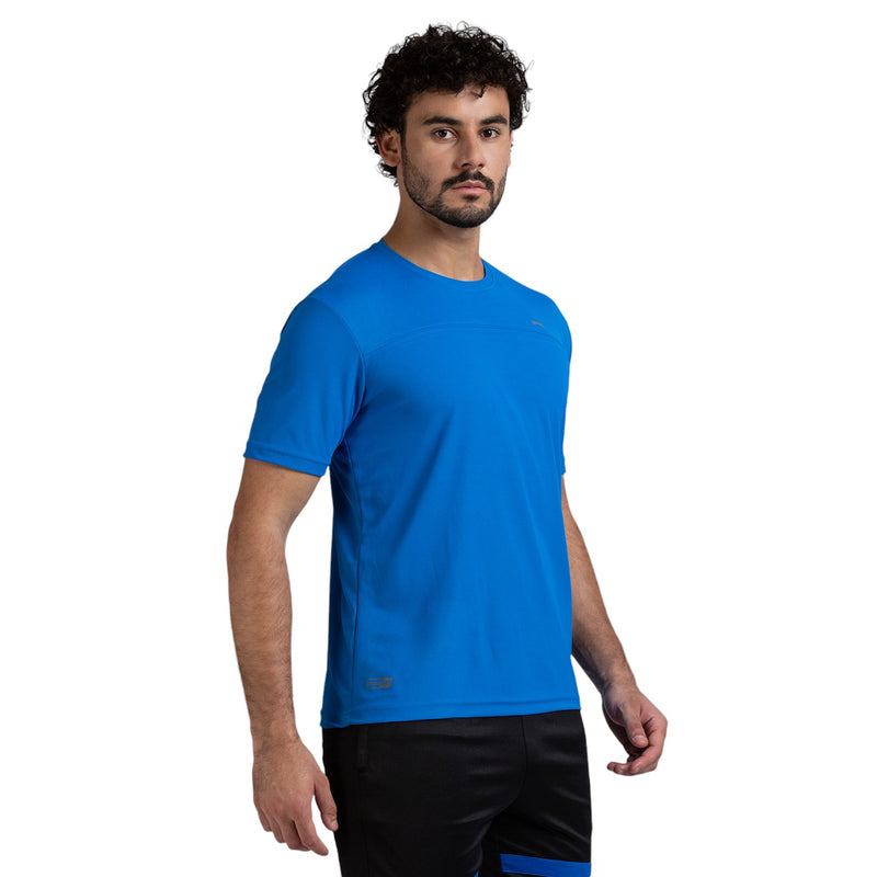 Half Sleeve T-Shirt for Men in Ele. Blue - Perfect for Fitness and Workout[ECO1400HXC-Ele. Blue]