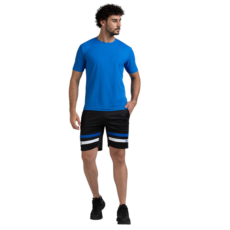 Half Sleeve T-Shirt for Men in Ele. Blue - Perfect for Fitness and Workout[ECO1400HXC-Ele. Blue]