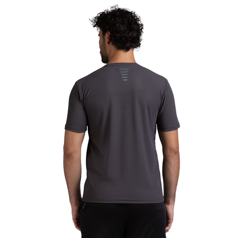 Half Sleeve T-Shirt for Men in Graphite - Perfect for Fitness and Workout[ECO1400HXC-Graphite]