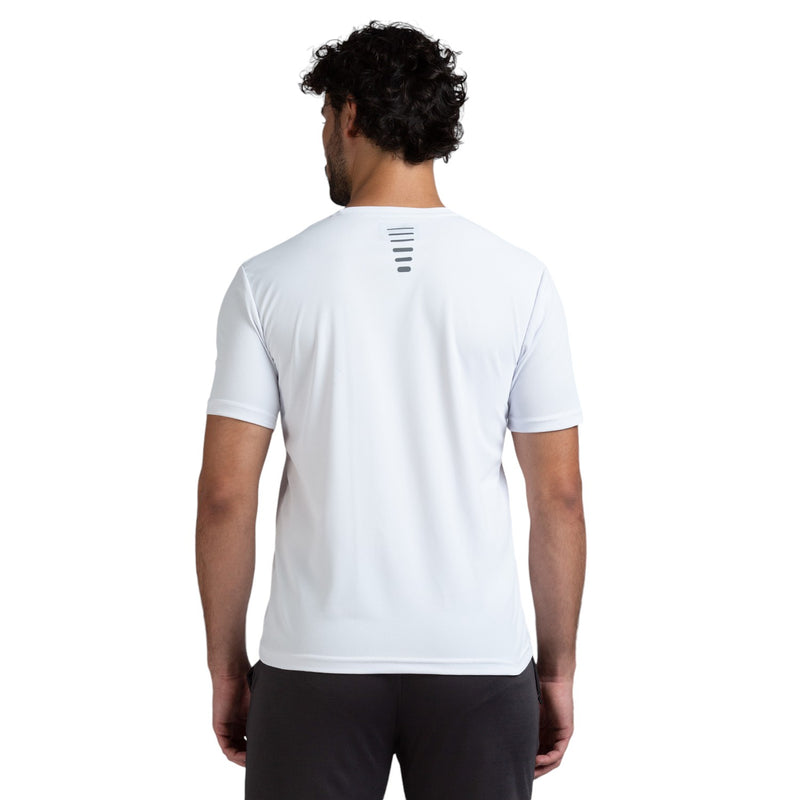 Half Sleeve T-Shirt for Men in White - Perfect for Fitness and Workout[ECO1400HXC-White]