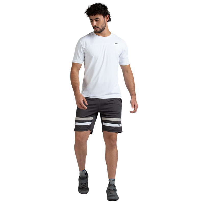 Half Sleeve T-Shirt for Men in White - Perfect for Fitness and Workout[ECO1400HXC-White]