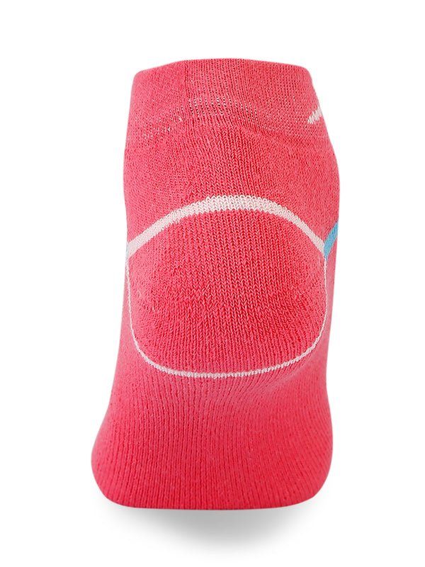 No Show Socks for Men in Grey-Pink-Black - Perfect for Fitness and Workout [FELINEX]