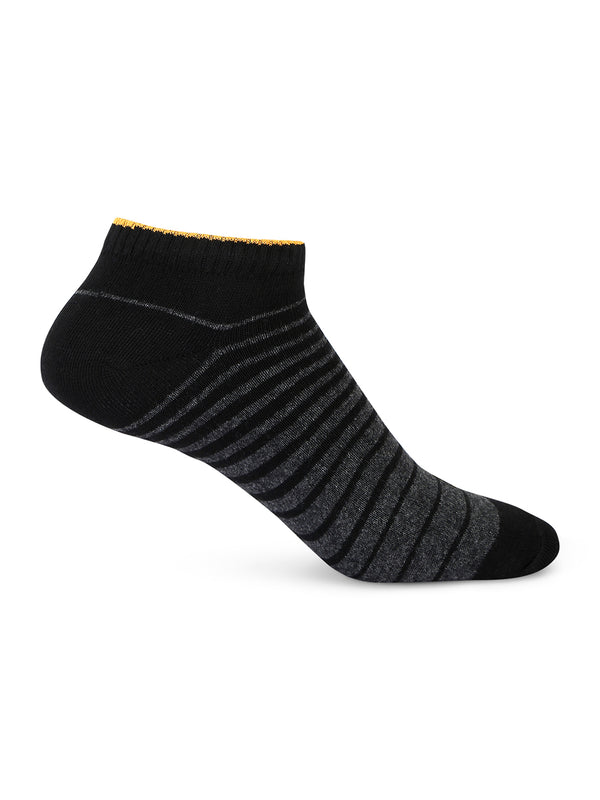 No Show Socks for Men in Black-Grey-Blue - Perfect for Fitness and Workout[FREEWALKX]