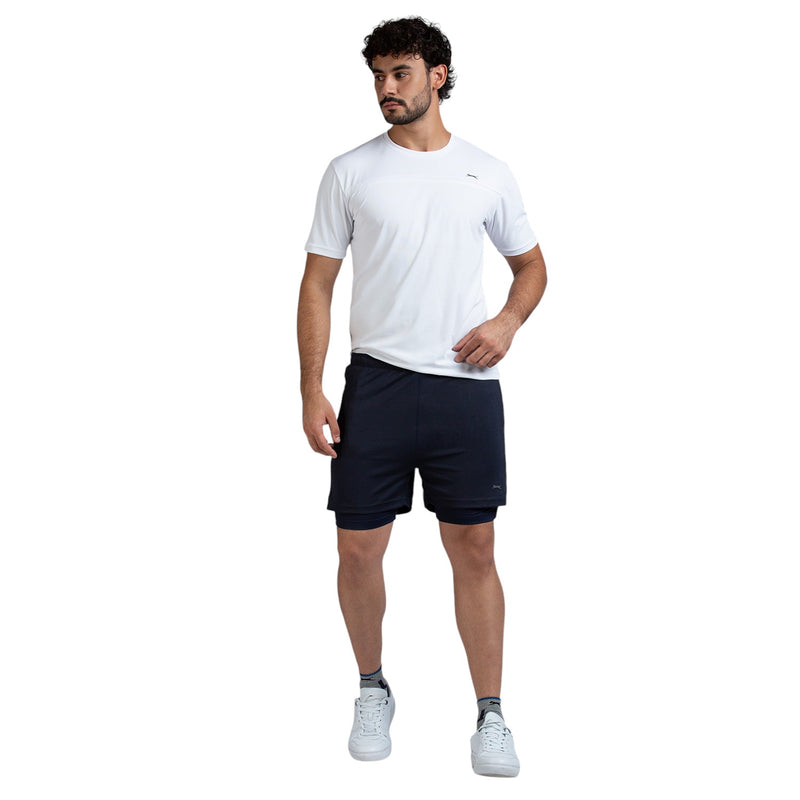 Shorts for Men in Navy - Perfect for Fitness and Workout[FTS958100X-Navy]