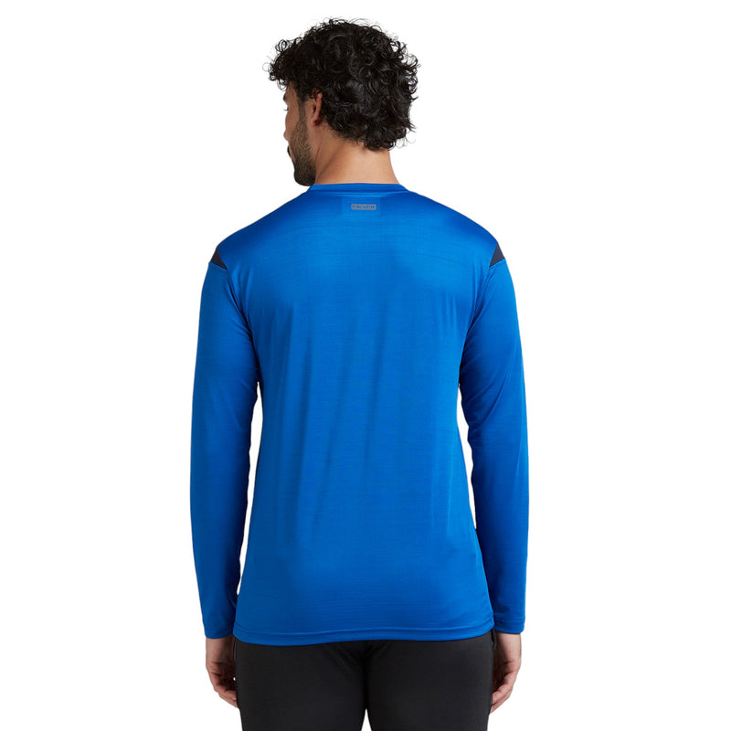 Full Sleeves T-Shirt for Men in RIVIERA - Perfect for Fitness and Workout[LS9100106HXC-Riviera]