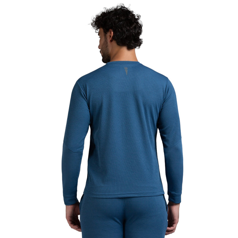 Full Sleeves T-Shirt for Men in PETROL  - Perfect for Fitness and Workout[LS9100107HXC-Petrol ]