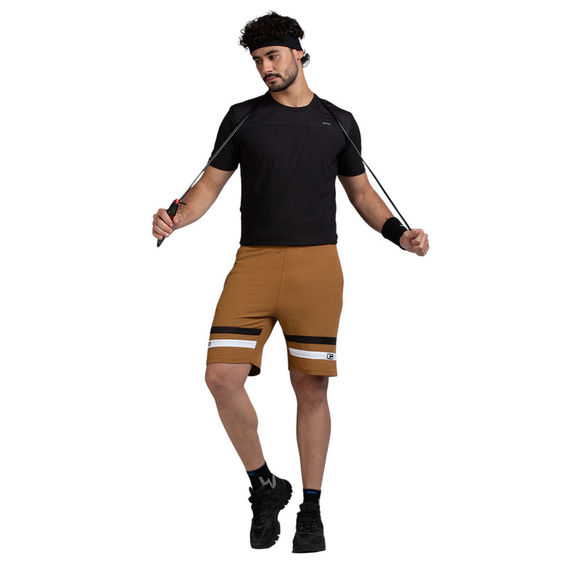 Shorts for Men in Tan - Perfect for Fitness and Workout[PC5088110HXC-Tan]