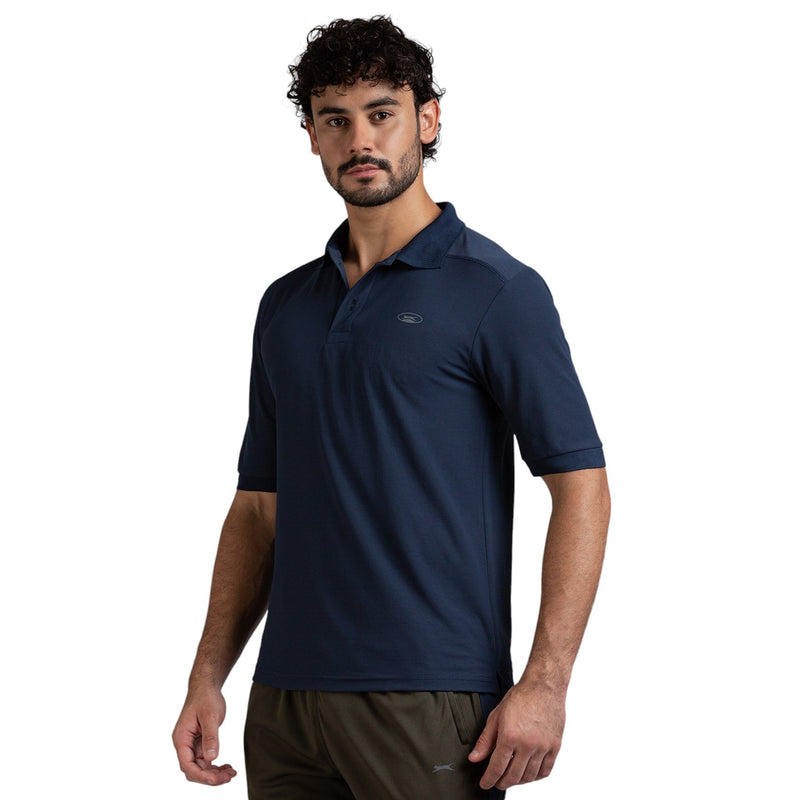 Polo for Men in Navy - Perfect for Fitness and Workout[POLO14001HXC-Navy]