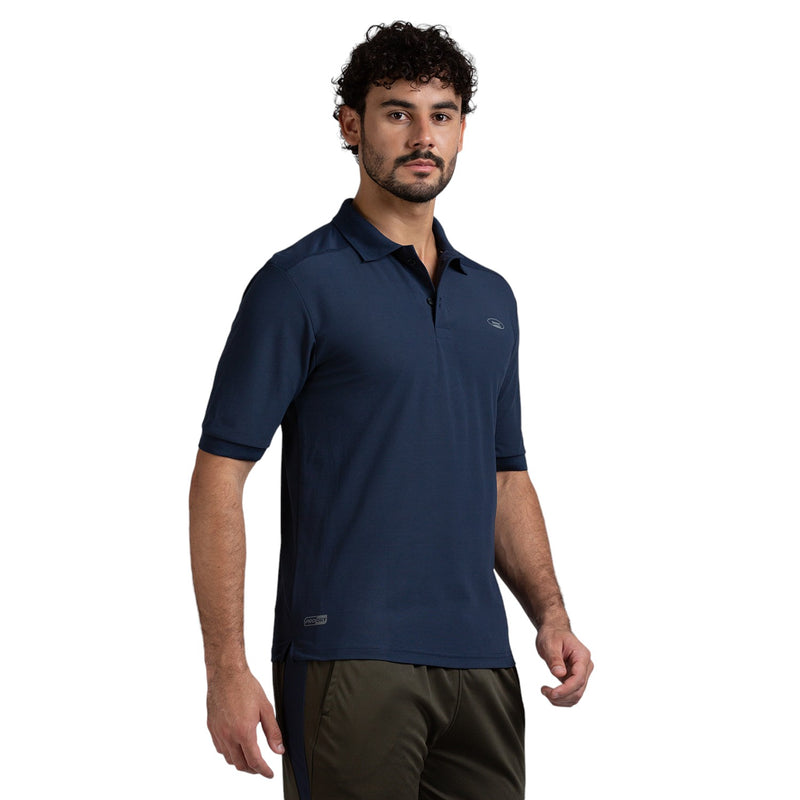 Polo for Men in Navy - Perfect for Fitness and Workout[POLO14001HXC-Navy]