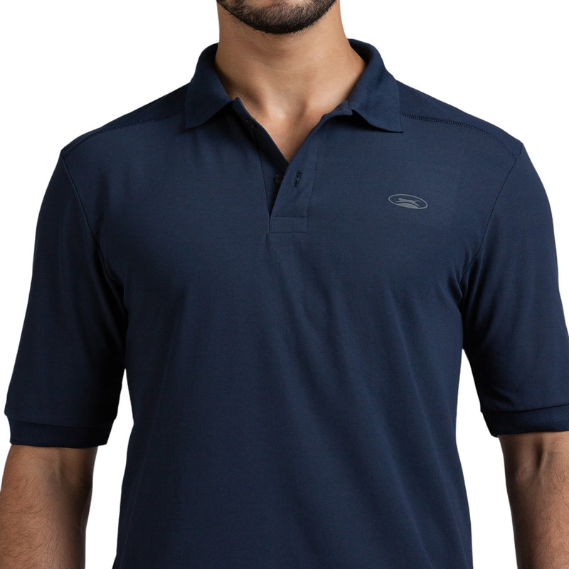 Polo for Men in Navy - Perfect for Fitness and Workout[POLO14001HXC-Navy]