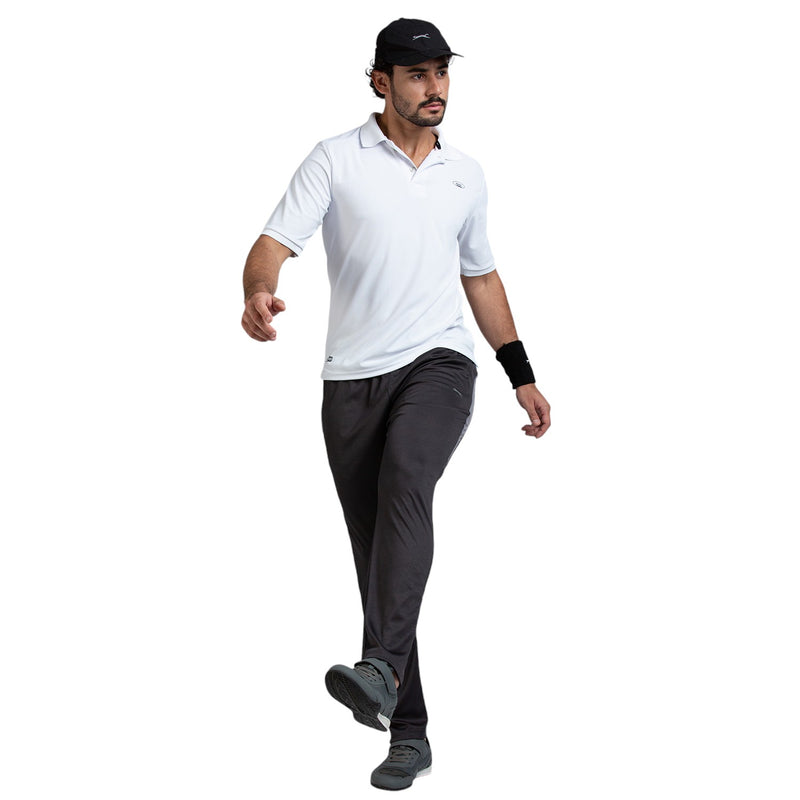 Polo for Men in White - Perfect for Fitness and Workout[POLO14001HXC-White]