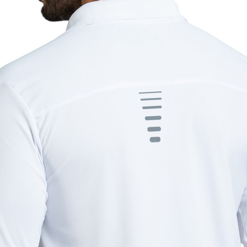 Polo for Men in White - Perfect for Fitness and Workout[POLO14001HXC-White]