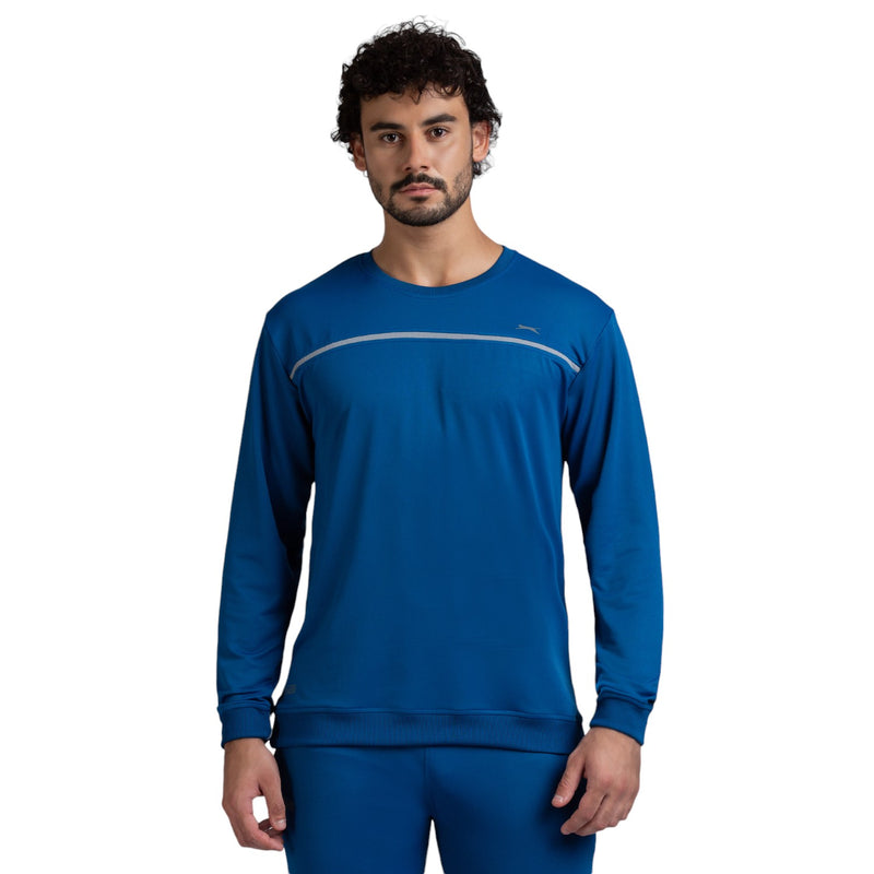 Full Sleeves Sweatshirt for Men in ROYAL - Perfect for Fitness and Workout[SS40890HXC-Royal]