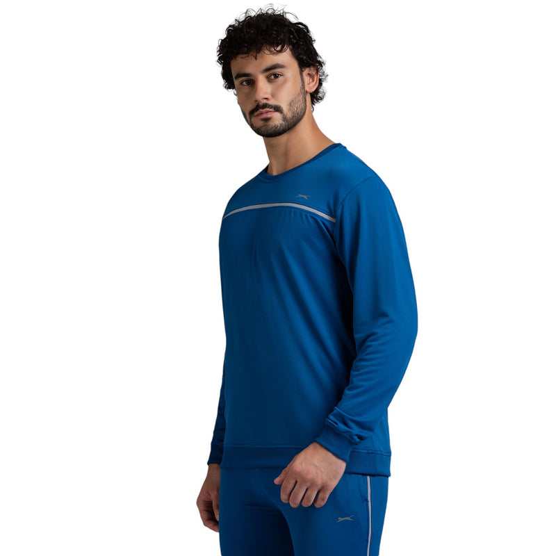 Full Sleeves Sweatshirt for Men in ROYAL - Perfect for Fitness and Workout[SS40890HXC-Royal]