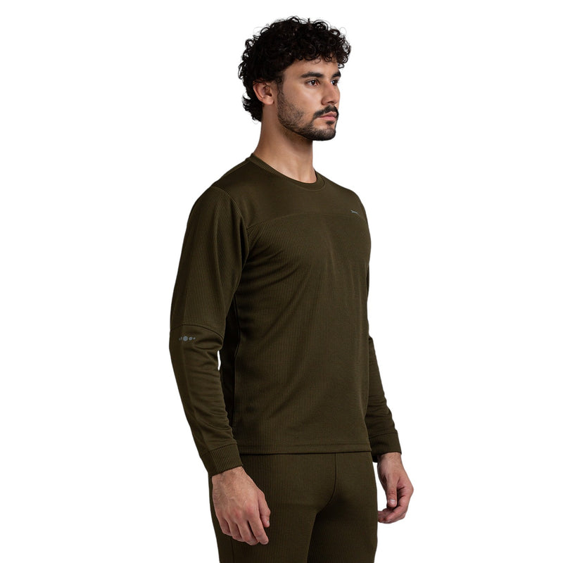 Full Sleeves T-Shirt for Men in OLIVE - Perfect for Fitness and Workout[LS9100107HXC-Olive]