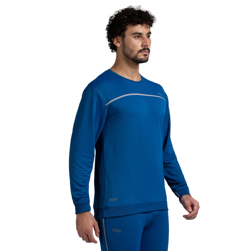 Full Sleeves Sweatshirt for Men in ROYAL - Perfect for Fitness and Workout[SS40890HXC-Royal]