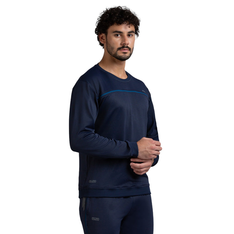 Full Sleeves Sweatshirt for Men in NAVY - Perfect for Fitness and Workout[SS40890HXC-Navy]