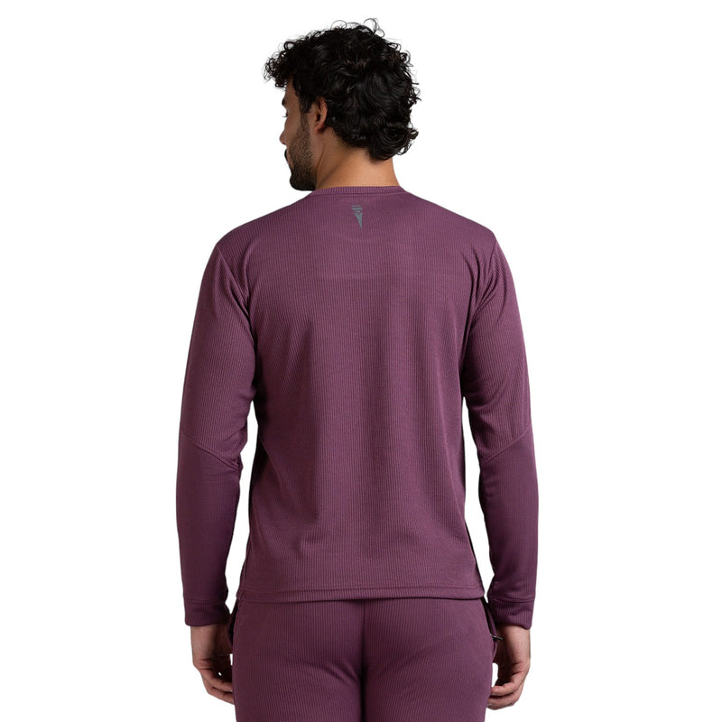 Full Sleeves T-Shirt for Men in WINE - Perfect for Fitness and Workout[LS9100107HXC-Wine]